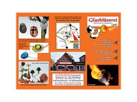 Flyer der Glasbläserei Heide Glaskunst in Amelinghausen Flyer der Glasbläserei Heide Glaskunst